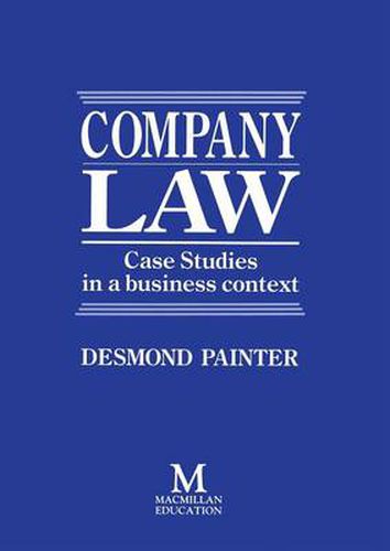 Cover image for Company Law: Case Studies in a Business Context