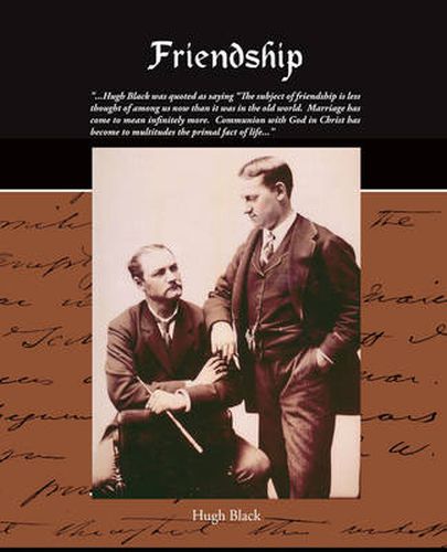 Cover image for Friendship