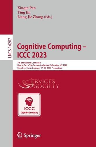 Cover image for Cognitive Computing - ICCC 2023