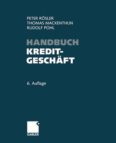 Handbuch Kreditgeschaft