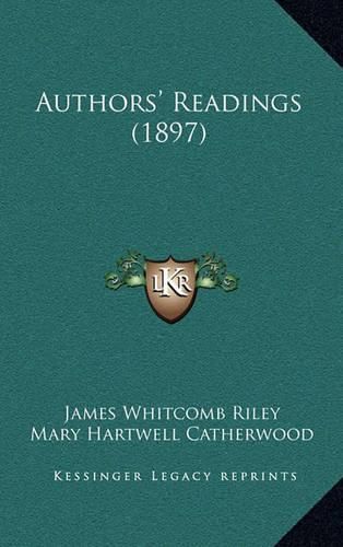 Cover image for Authors' Readings (1897)