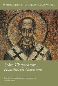 Cover image for John Chrysostom, Homilies on Colossians