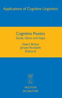 Cover image for Cognitive Poetics: Goals, Gains and Gaps