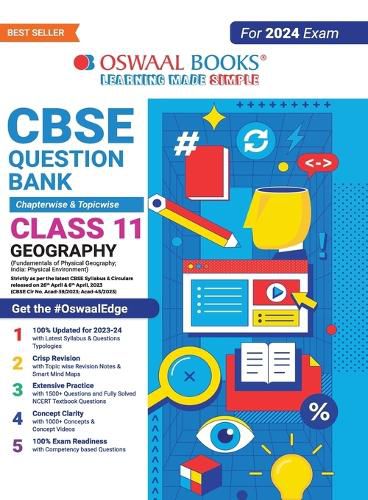 Cover image for Oswaal CBSE Class 11 Geography Question Bank (2024 Exam)