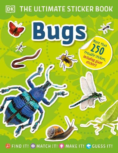 Cover image for The Ultimate Sticker Book Bugs