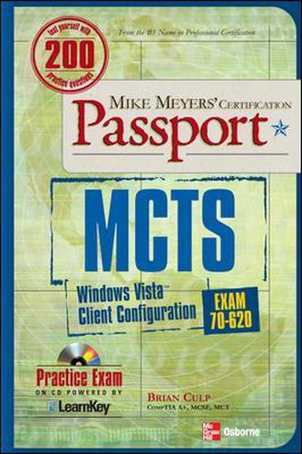 Cover image for MCTS Windows Vista Client Configuration Passport (Exam 70-620)