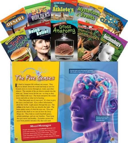 Cover image for Time for Kids Informational Text Grade 4 Readers Set 1 10-Book Set (Time for Kids Nonfiction Readers)