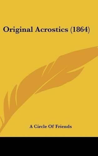 Cover image for Original Acrostics (1864)