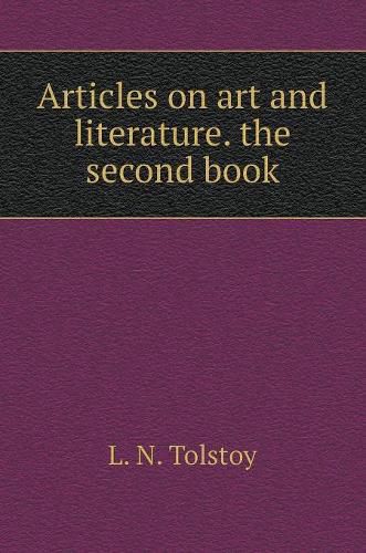 Articles about art and literature. book Two