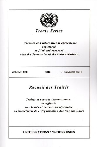 Treaty Series 3098 (English/French Edition)