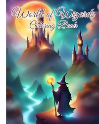 Cover image for World of Wizards Coloring Book