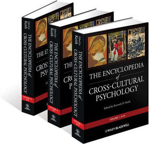 Cover image for The Encyclopedia of Cross-Cultural Psychology