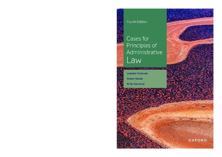 Cover image for Cases for Principles of Administrative Law