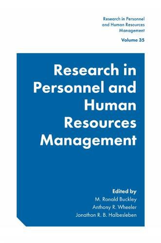 Cover image for Research in Personnel and Human Resources Management