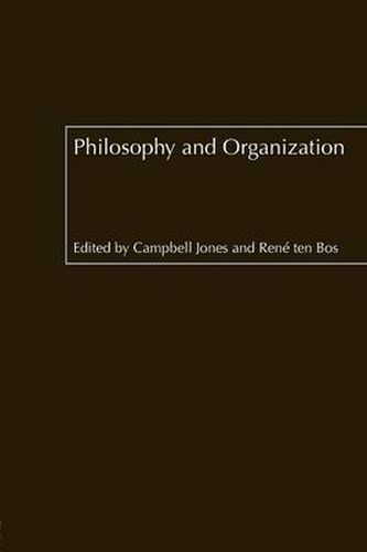 Cover image for Philosophy and Organization