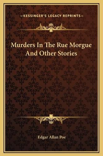 Cover image for Murders in the Rue Morgue and Other Stories