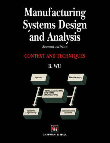 Cover image for Manufacturing Systems Design and Analysis