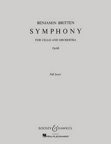 Cover image for Symphony, Op. 68: For Cello and Orchestra