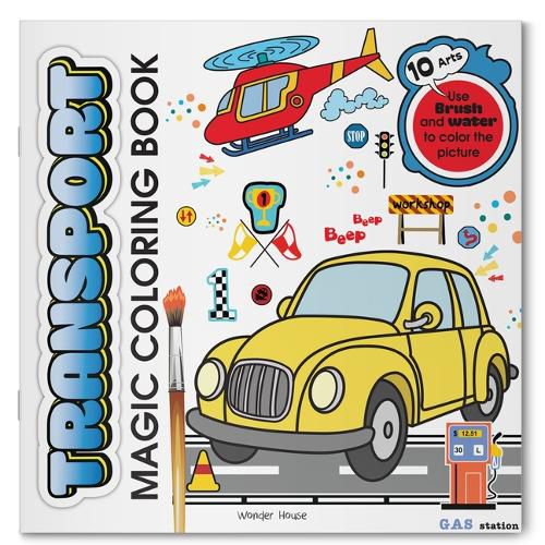 Cover image for Transport Magic Coloring Book