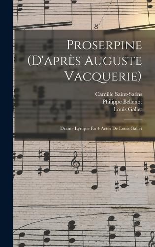 Cover image for Proserpine (d'apres Auguste Vacquerie)