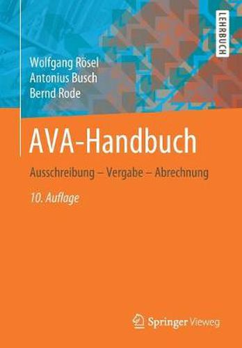 Cover image for Ava-Handbuch: Ausschreibung - Vergabe - Abrechnung