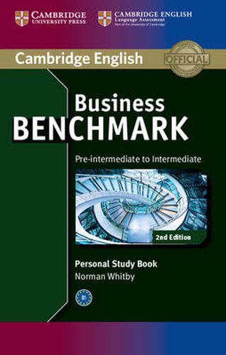 Cover image for Business Benchmark Pre-intermediate to Intermediate BULATS and Business Preliminary Personal Study Book