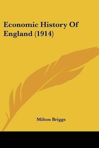 Cover image for Economic History of England (1914)