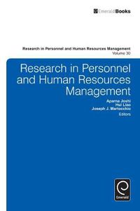 Cover image for Research in Personnel and Human Resources Management