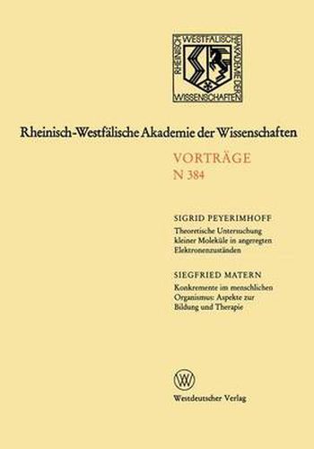 Cover image for Rheinisch-Westfalische Akademie der Wissenschaften