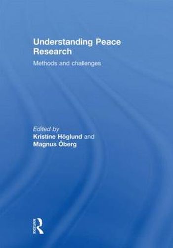 Cover image for Understanding Peace Research: Methods and Challenges