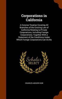 Cover image for Corporations in California