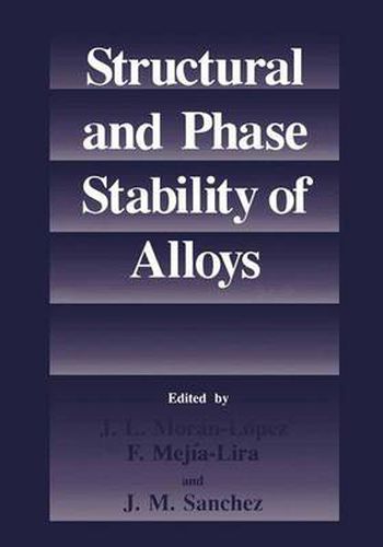 Cover image for Structural and Phase Stability of Alloys