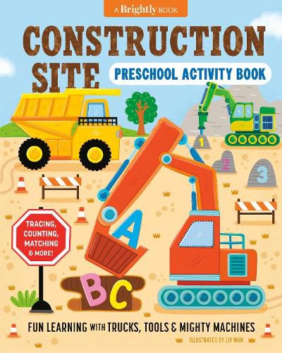 Cover image for Construction Site Preschool Activity Book