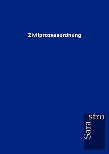 Cover image for Zivilprozessordnung