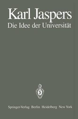 Cover image for Die Idee Der Universitat