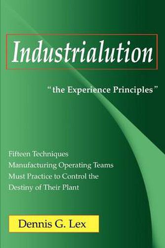 Cover image for Industrialution: the Experience Principles