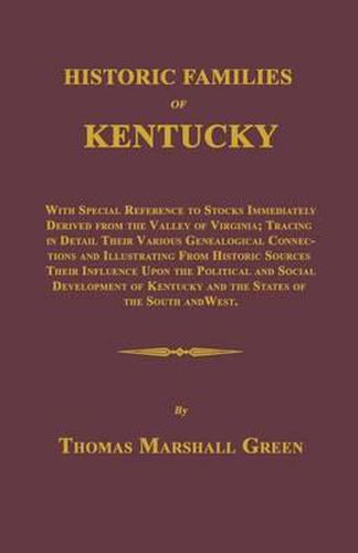 Historic Families of Kentucky