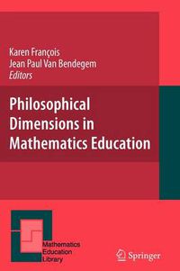 Cover image for Philosophical Dimensions in Mathematics Education