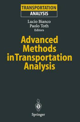 Cover image for Advanced Methods in Transportation Analysis