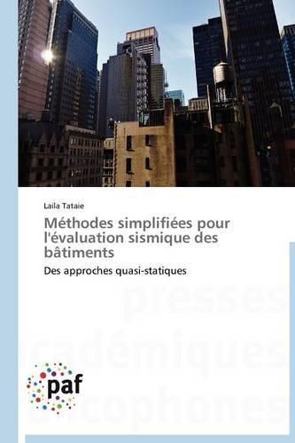 Cover image for Methodes Simplifiees Pour l'Evaluation Sismique Des Batiments