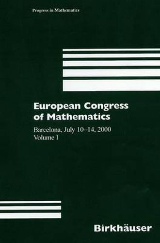 Cover image for European Congress of Mathematics: Barcelona, July 10-14, 2000, Volume I