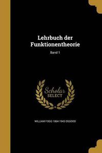 Cover image for Lehrbuch Der Funktionentheorie; Band 1