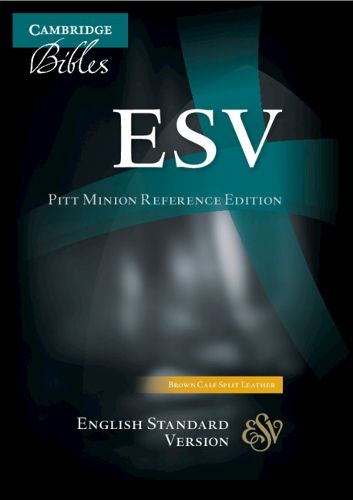 Cover image for ESV Pitt Minion Reference Edition Brown Calf Split Leather ES444:X