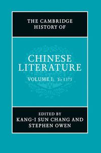 Cover image for The Cambridge History of Chinese Literature 2 Volume Hardback  Set