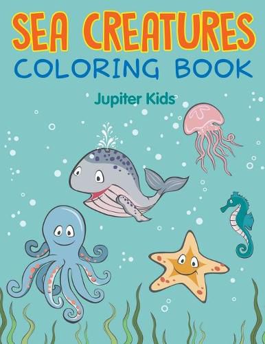 Cover image for Sea Creatures Coloring Book
