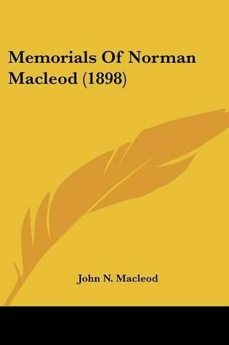 Memorials of Norman MacLeod (1898)