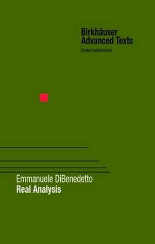 Cover image for Real Analysis