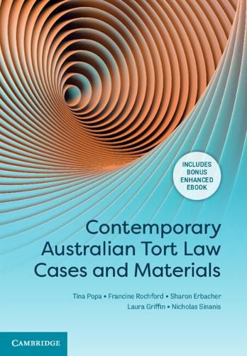 Cover image for Contemporary Australian Tort Law Cases and Materials