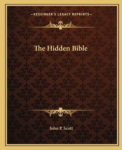 Cover image for The Hidden Bible