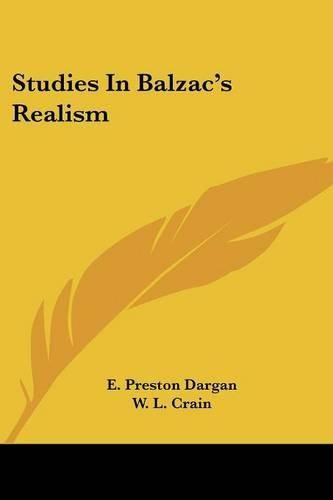 Cover image for Studies in Balzac's Realism